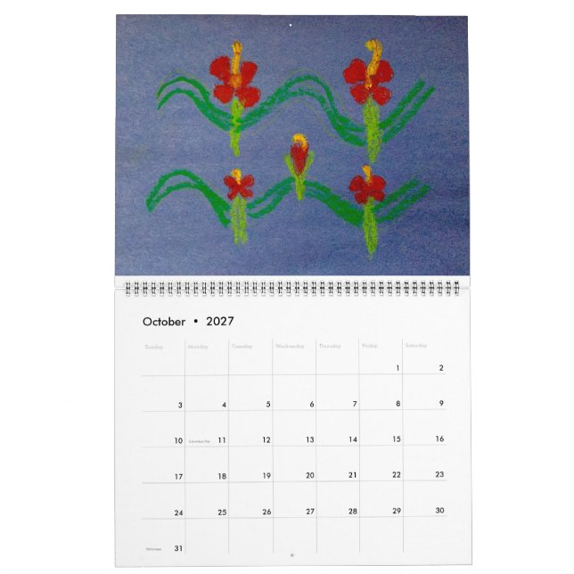 ANYTIME CALENDER CALENDAR (Oct 2027)