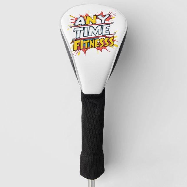  Anytime fitness - funny fitness quotes Golf Head Cover (Front)