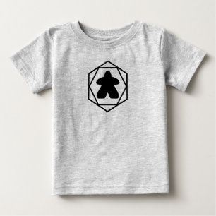 Anytime Meeple Black Art Toddler Shirt