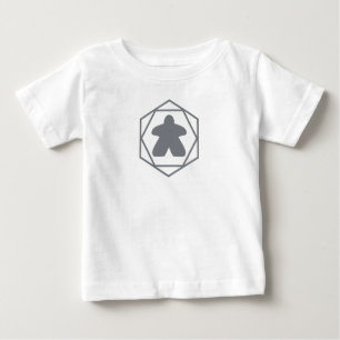 Anytime Meeple Grey Art Toddler Shirt