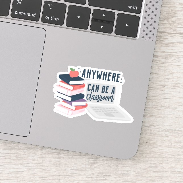 Anywhere Can Be A Classroom Laptop (Detail)