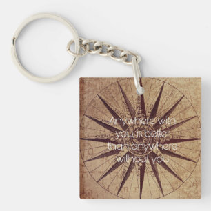 Anywhere with you is better than anywhere without key ring