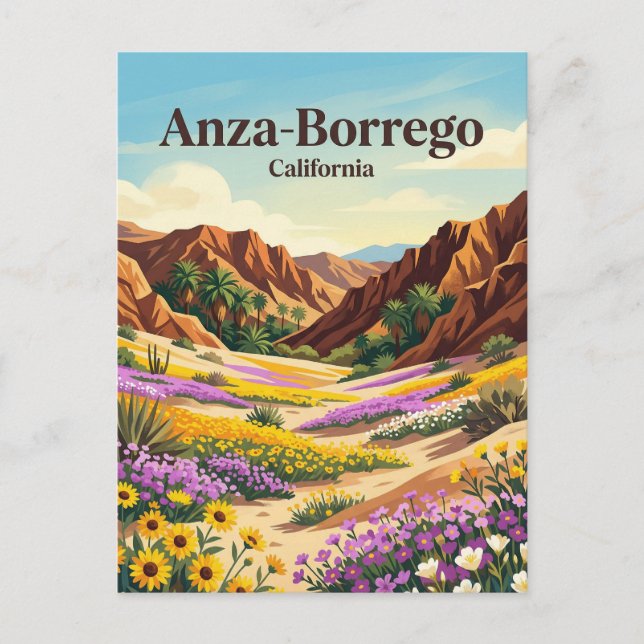 Anza-Borrego Desert State Park USA Postcard (Front)