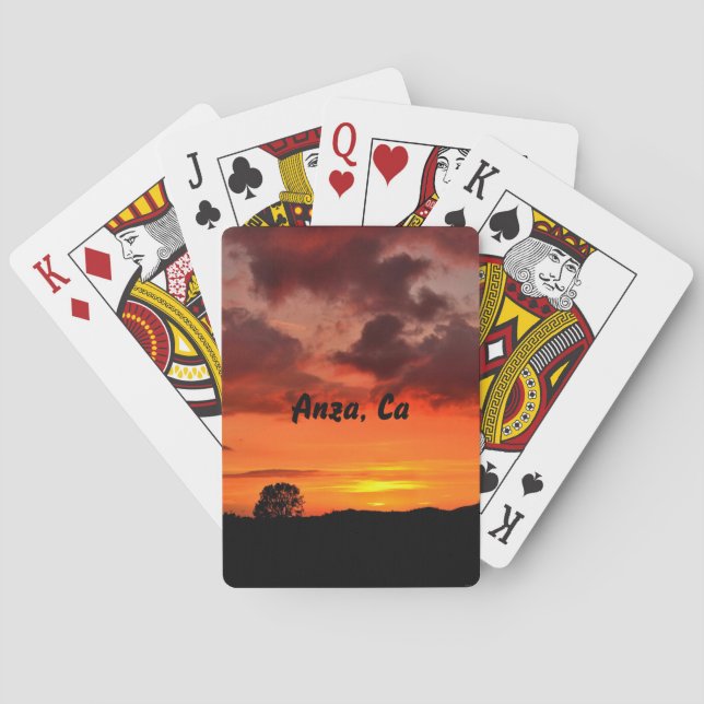 Anza, CA Playing Cards (Back)
