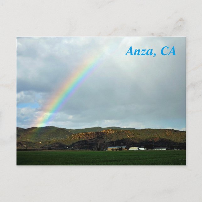 Anza, CA Postcard (Front)