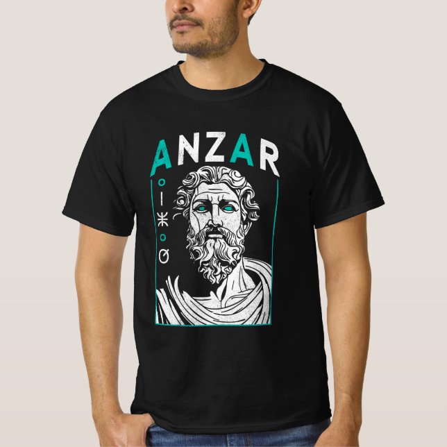 Anzar God of Rain North African Mythology  T-Shirt (Front)