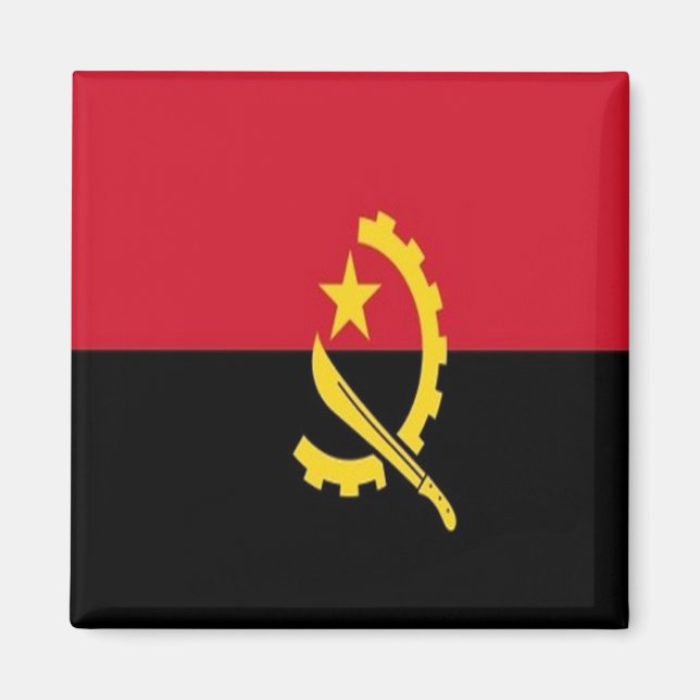 AO - Angola - Flag Magnet (Front)