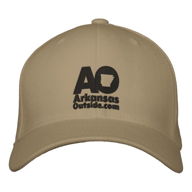 AO Embroidered Twill Ballcap Embroidered Baseball Hat (Front)