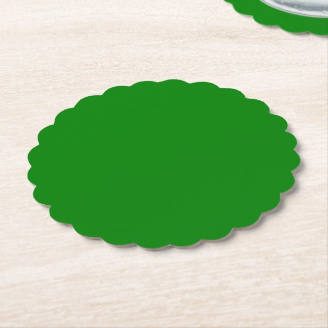 Ao (English) (solid colour)  Paper Coaster (Angled)