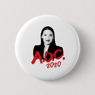 AOC 2020 6 CM ROUND BADGE