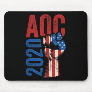 Aoc 2020 For President Alexandria Ocasio Cortez El Mouse Pad