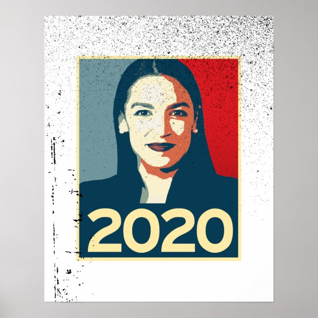 AOC 2020 Propaganda Poster (Front)