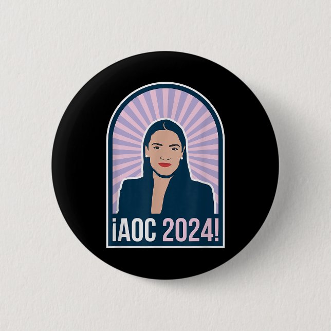 Aoc 2024 American Vintage  6 Cm Round Badge (Front)