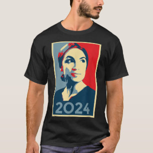 Aoc 2024 President Retro T Shirt