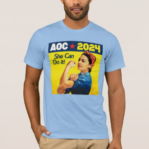 AOC 2024: She can do it T-Shirt