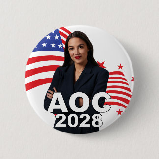 AOC 2028 6 CM ROUND BADGE