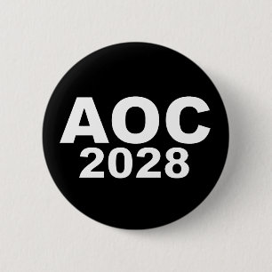 AOC 2028 6 CM ROUND BADGE