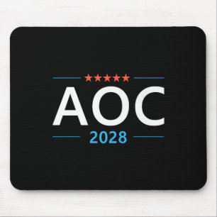 Aoc 2028 Alexandria Ocasio-cortez For President De Mouse Pad