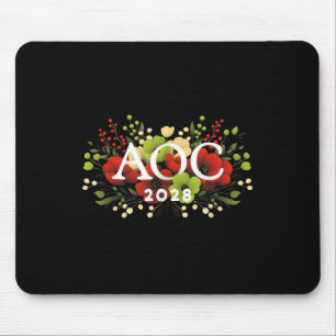 Aoc 2028 Floral For Women Men Mouse Pad