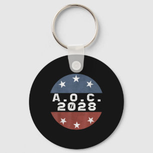 Aoc 2028 For President Alexandria Ocascio-cortez F Key Ring