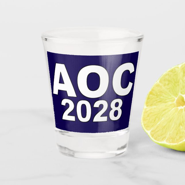 AOC 2028 SHOT GLASS (Front)