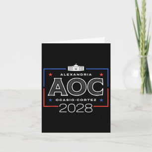 Aoc 2028 White House Tank Top  Card