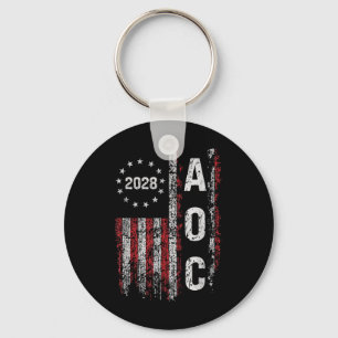 Aoc Alexandria Ocasio Cortez 2028 For President El Key Ring