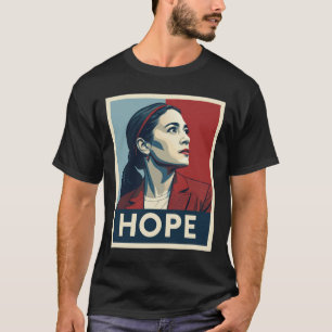 Aoc Alexandria Ocasio Cortez 2028 For President -  T-Shirt