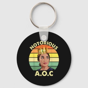Aoc Alexandria Ocasio-cortez First Female Presiden Key Ring