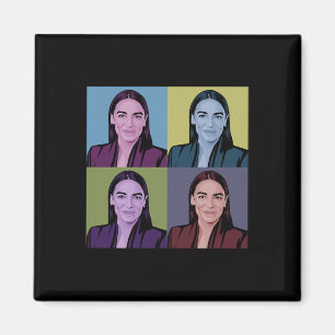 Aoc Alexandria Ocasio-cortez First Female Presiden Magnet