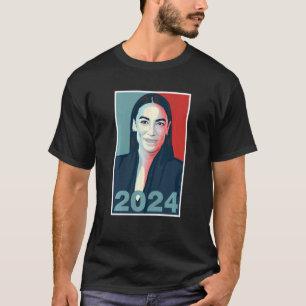 Aoc Alexandria Ocasio Cortez Liberal Feminist Retr T-Shirt