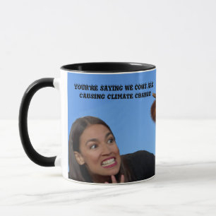 AOC CLIMATE CHANGE MUG