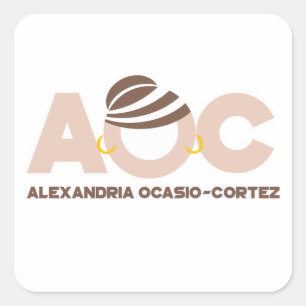AOC HOPE SQUARE STICKER