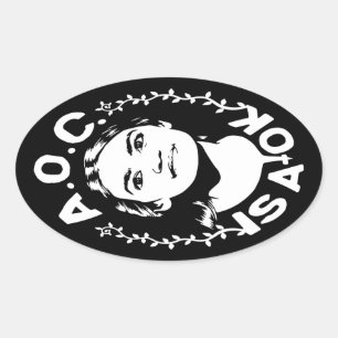 AOC is A-OK Oval Sticker