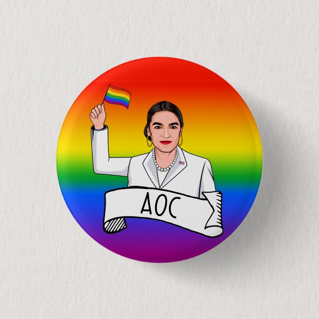 AOC Pride 3 Cm Round Badge (Front)