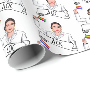 AOC Pride Wrapping Paper
