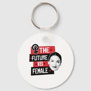 AOC The Future is Female Key Ring