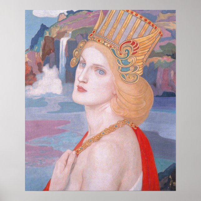Aoife, c. 1914 by John Duncan Poster (Front)