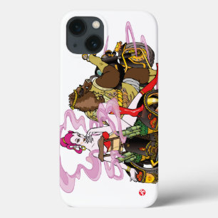 Aokimono. Wild boar Trike riders イノトライク iPhone 13 Case