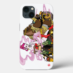 Aokimono. Wild boar Trike riders イノトライク iPhone 13 Case