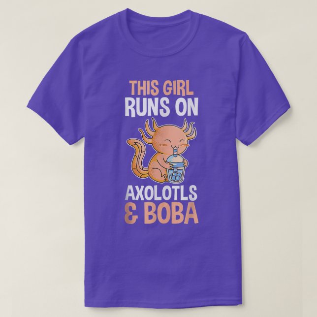 Aolotl Bubble Tea  T-Shirt (Design Front)
