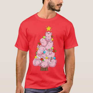 Aolotl Christmas Tree Ornament Fish Aolotl Animal  T-Shirt