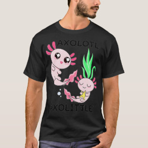 Aolotl  Kawaii Pink Salamanders Baby Aolittle Aolo T-Shirt