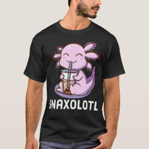 Aolotl Lover Cute Snaolotl Kawaii Bubble Tea Food  T-Shirt