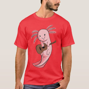 Aolotl With Guitar , Aolotl Lover , Guitarist Musi T-Shirt