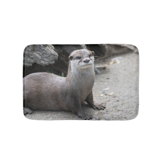 Aonyx cinerea bath mat (Front)