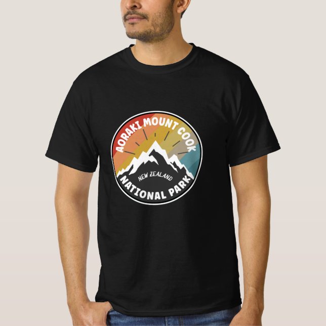 Aoraki Mount Cook National Park NZ T-Shirt (Front)