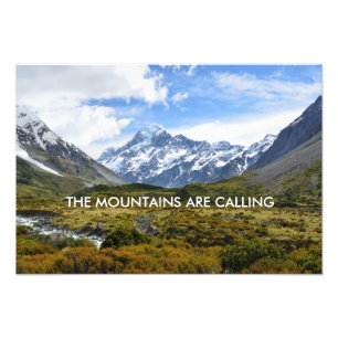 Aoraki/Mount Cook New-Zealand Photo Print