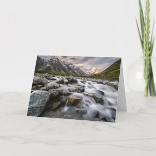 Aoraki Mt. Cook National Park New Zealand Card