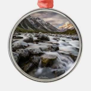 Aoraki Mt. Cook National Park New Zealand Metal Ornament